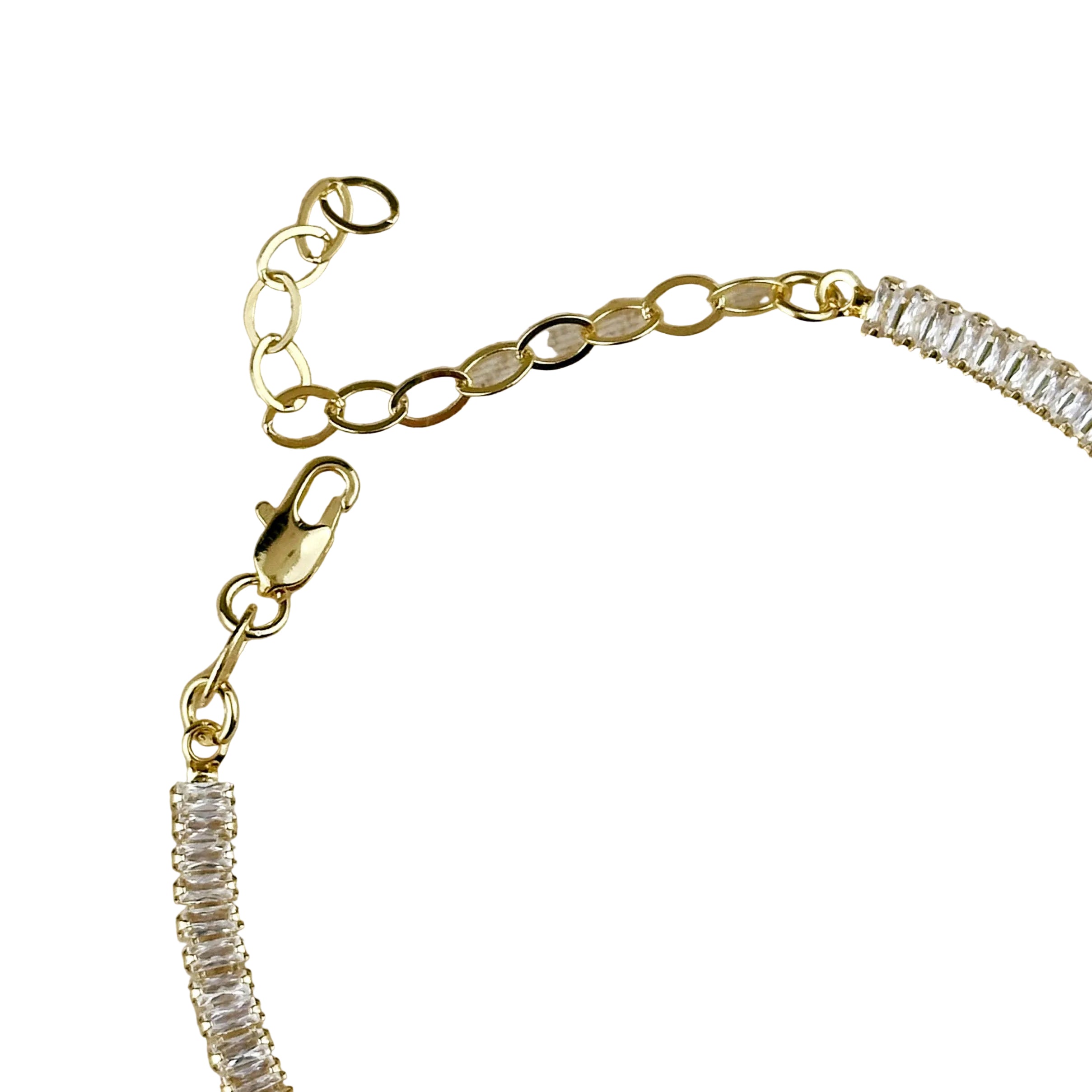 BAGUETTE TENNIS BRACELET - 3MM