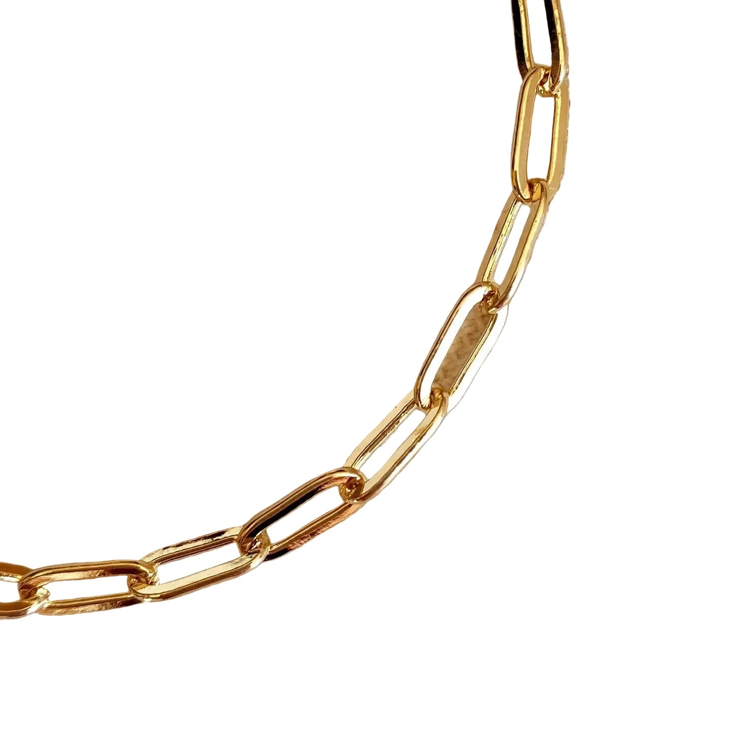 SHORT LINK PAPERCLIP BRACELET