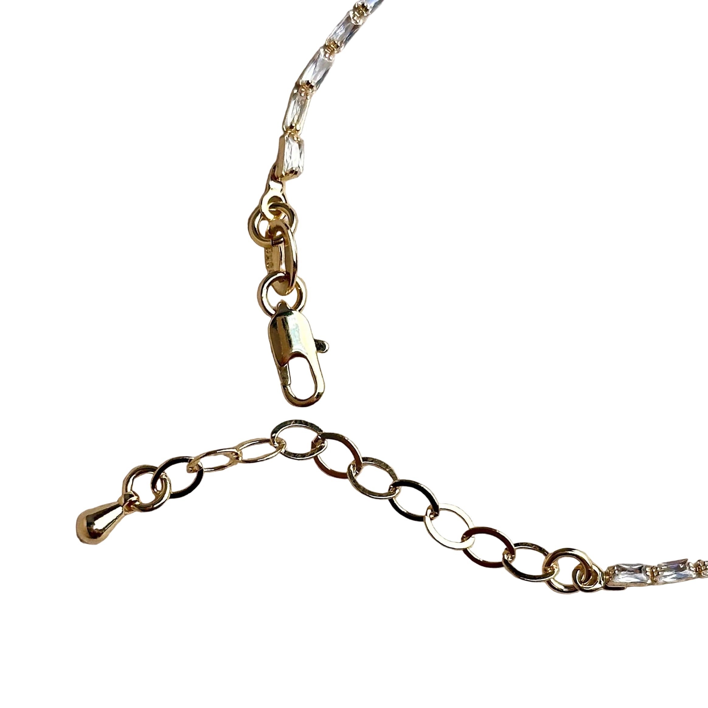 BAGUETTE TENNIS BRACELET - 1.5MM