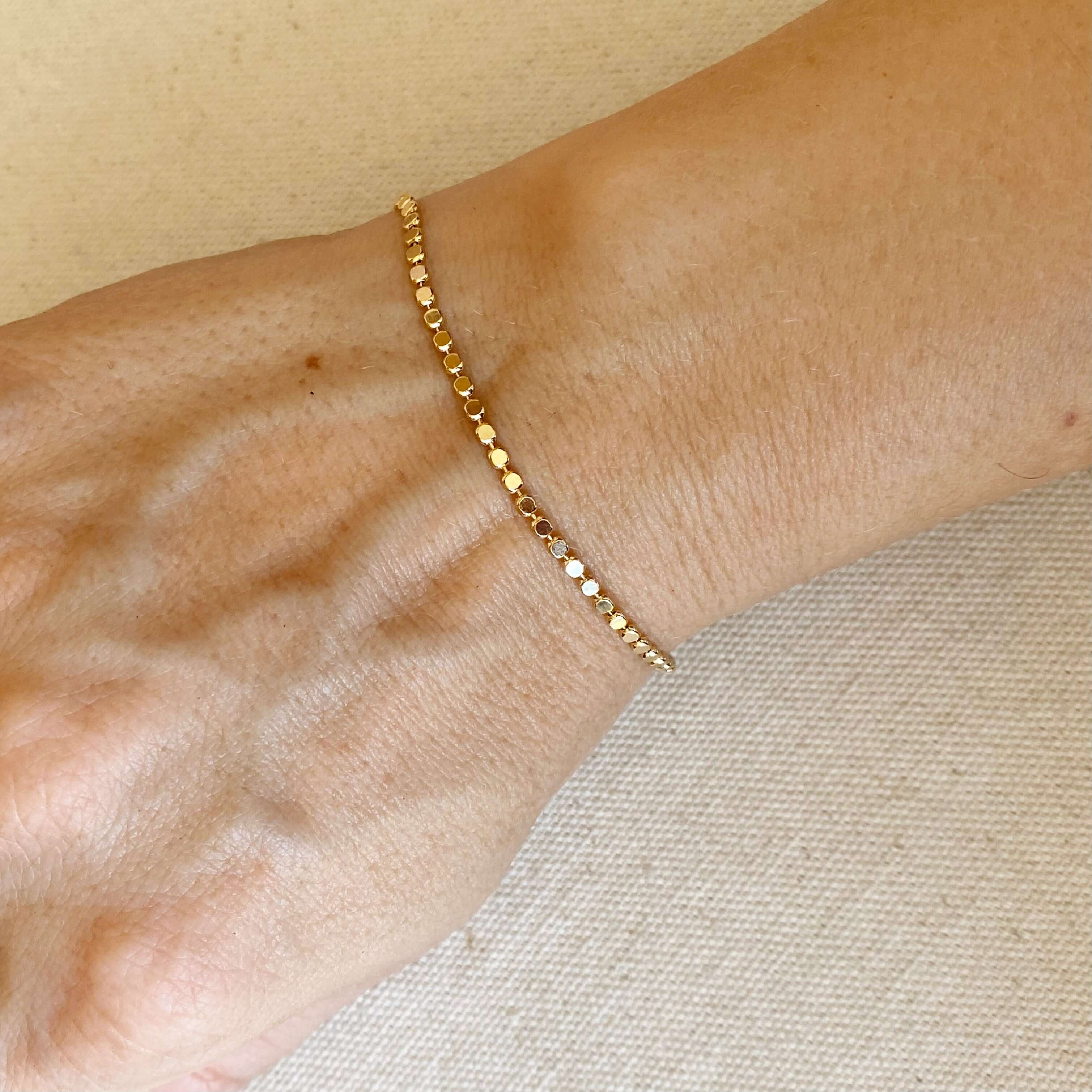 DOT BALL BRACELET - 2MM