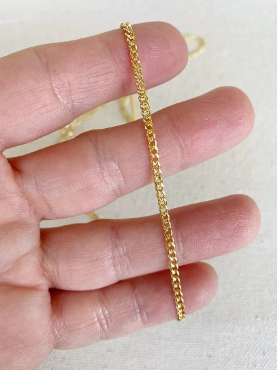 Cuban Link Chain Bracelet - Thin