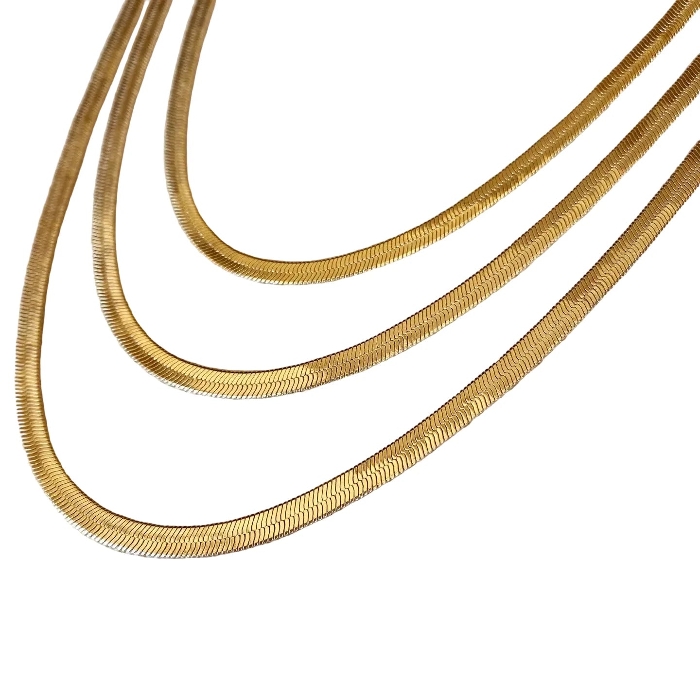 HERRINGBONE CHAIN NECKLACE