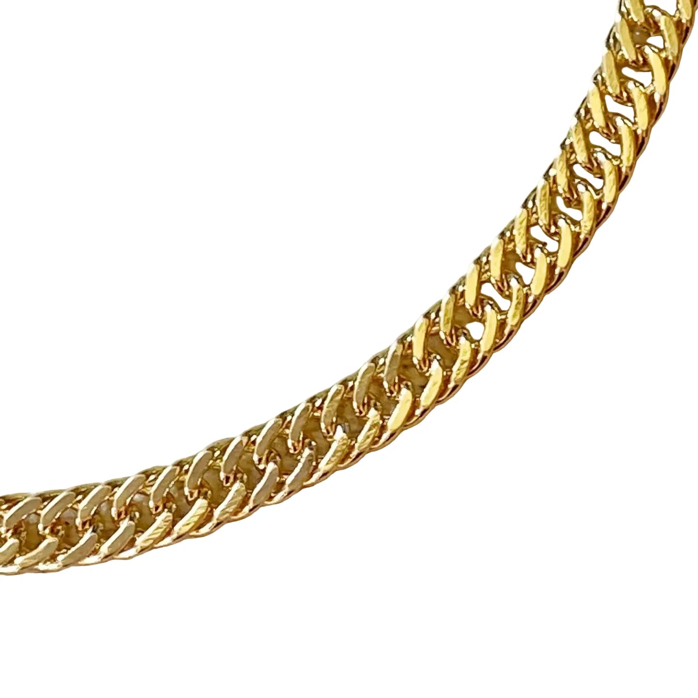 CUBAN LINK DOUBLE CURB CHAIN BRACELET