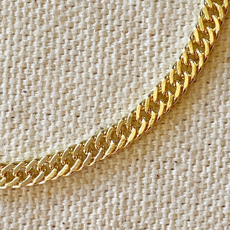 Cuban Link Double Curb Chain Bracelet