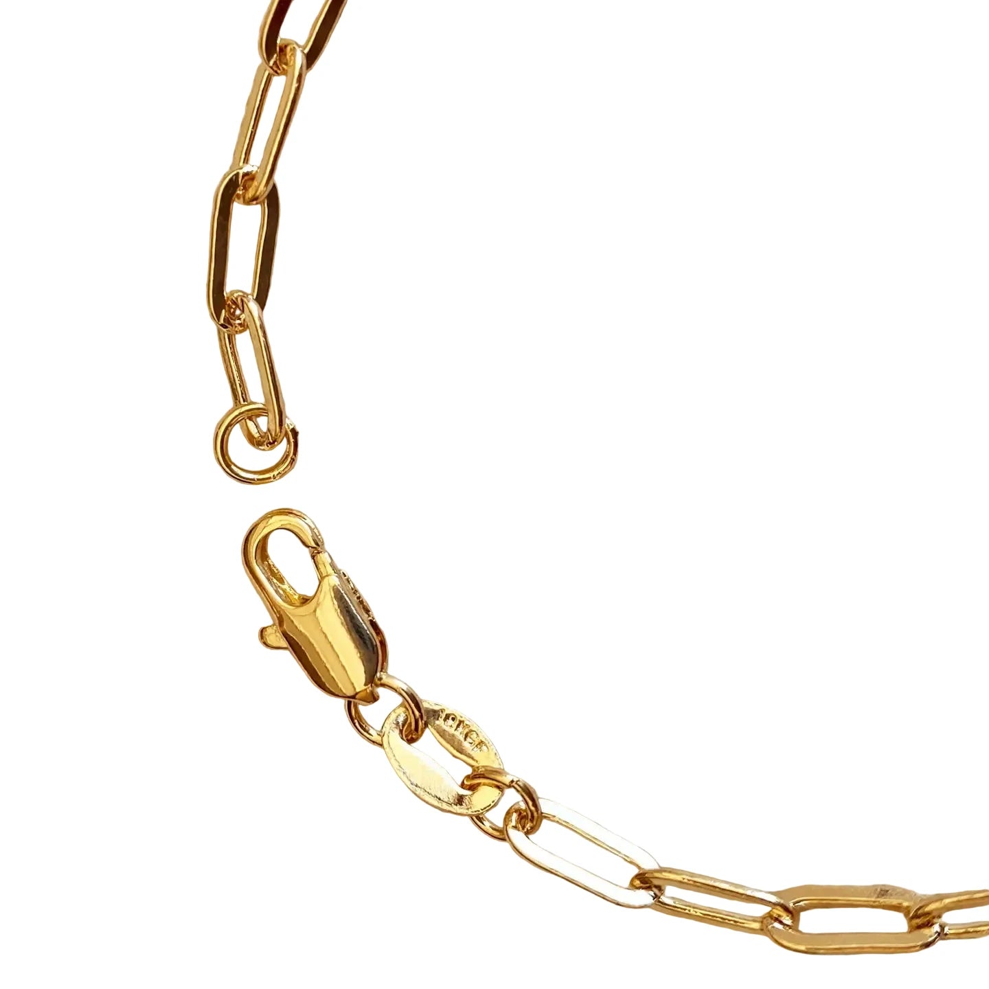 SHORT LINK PAPERCLIP BRACELET