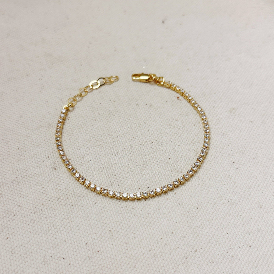Classic Tennis Bracelet - 2mm