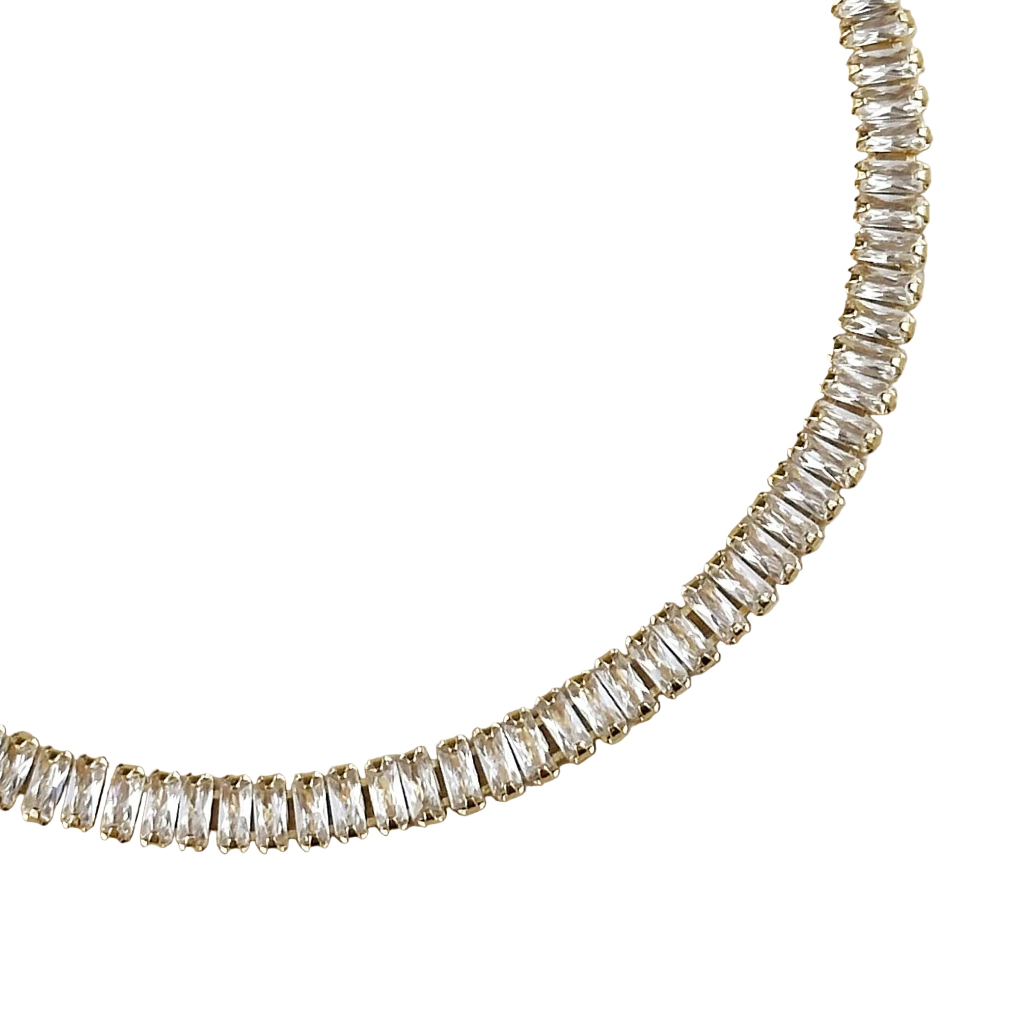 BAGUETTE TENNIS BRACELET - 3MM